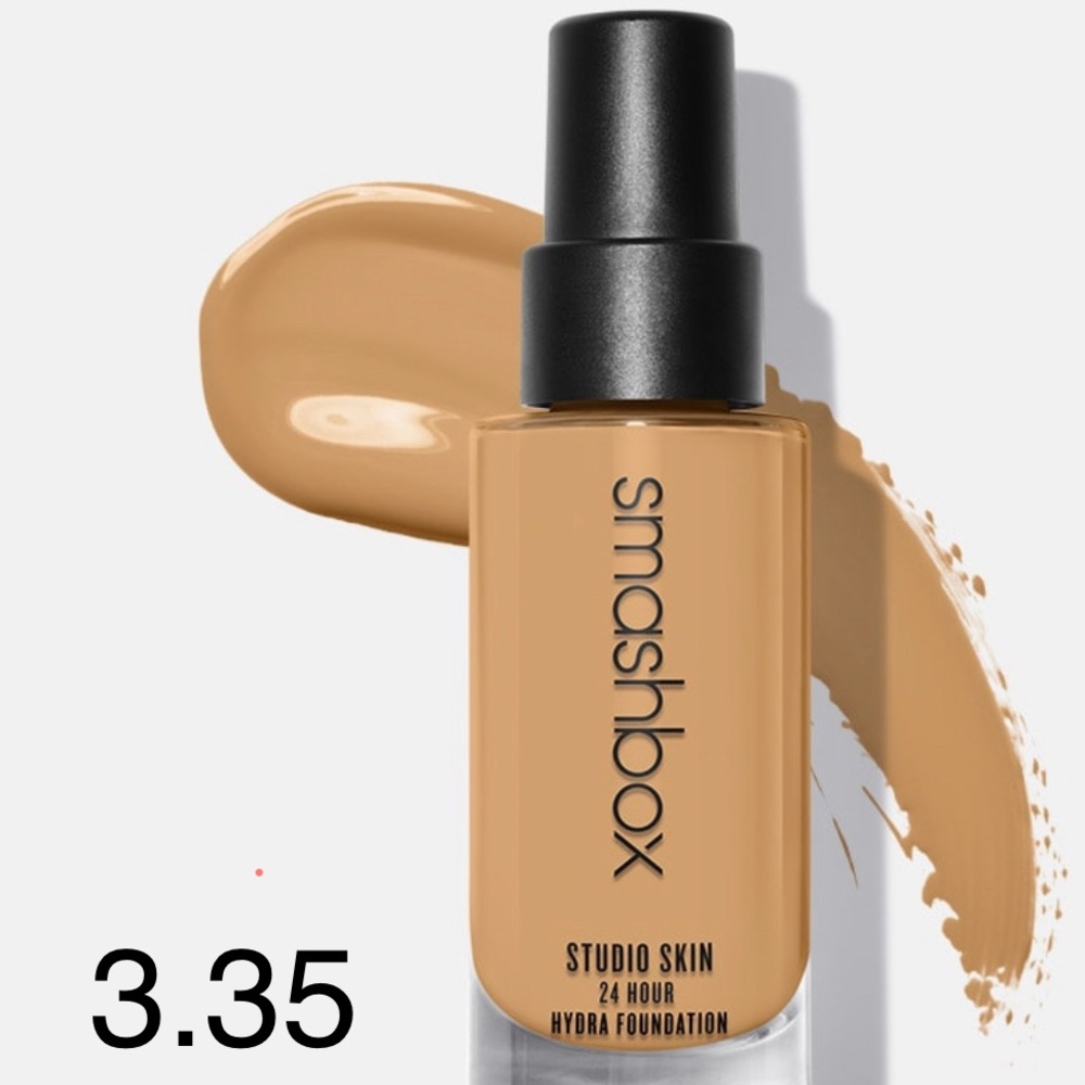 NEW Smashbox Studio Skin Foundation 3.35 MEDIUM/DARK WITH WARM UNDERTONE